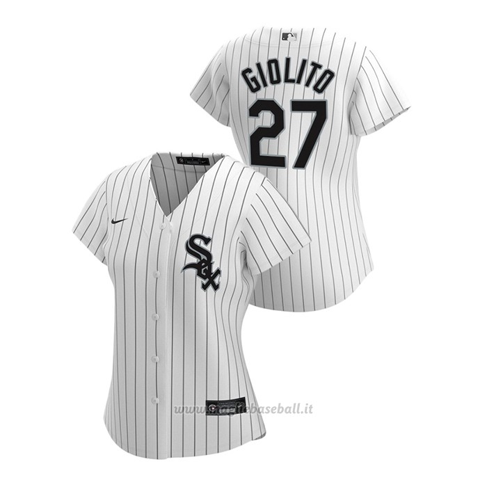 Maglia Baseball Donna Chicago White Sox Lucas Giolito 2020 Replica Primera Bianco